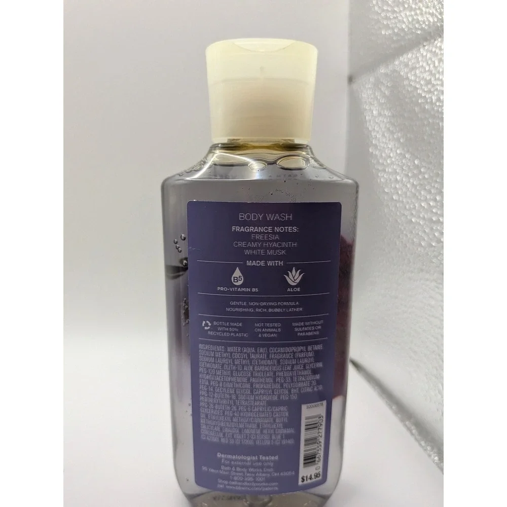 Bath & Body Works Freesia 3 Piece Set Body Mist Fragrance Spray Lotion Body Wash